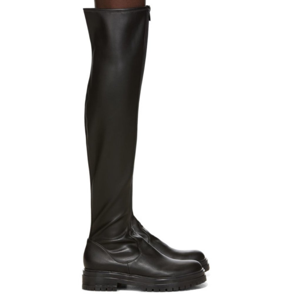 GIANVITO ROSSI Marsden leather over-the-knee boots